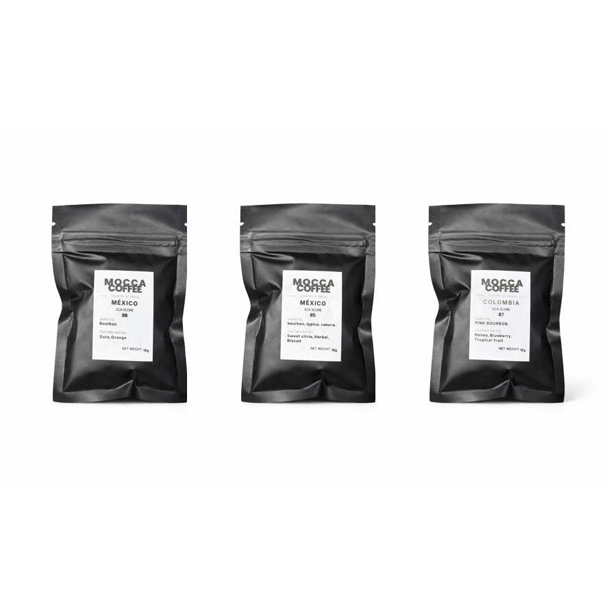 Mocca Coffee Tasting Pack — Specialty Coffee Selection